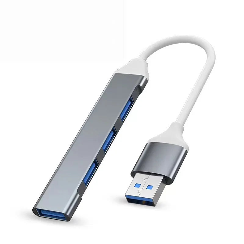 467 USB Dock Multi-Function Wire Divider High Speed Transmission One Drag Four Expanders for Mobile Phone Computer