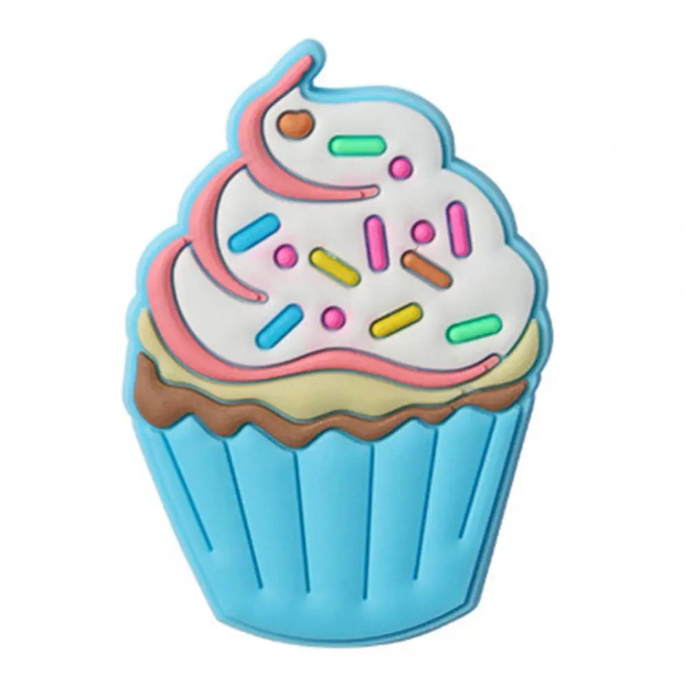 Cartoon Small Refrigerator Magnet Cute Cake 3D Fridge Soft Magnet Sticker Mini Cute Cake Ice Cream Doughnut Shape Kitchen Decor