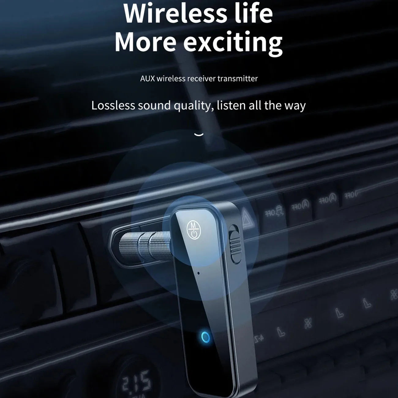 Bluetooth 6.0 Audio Receiver Transmitter Handfree Call 3.5mm AUX Jack USB Dongle Stereo Music Wireless Adapter For TV PC Car Kit