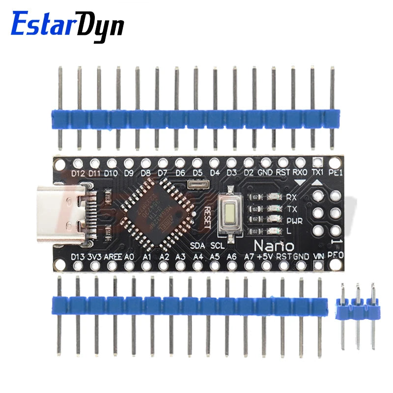 Mini / Type-C / Micro USB Nano 3.0 With the bootloader compatible Nano controller for arduino CH340 USB driver 16Mhz ATMEGA328P