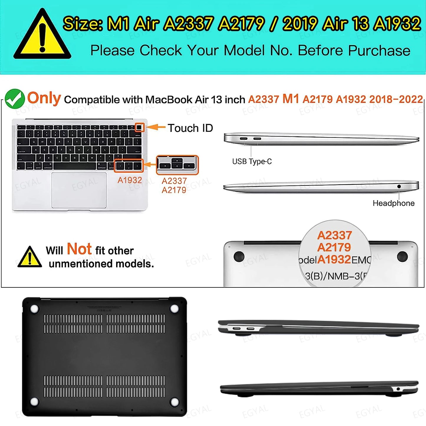 Laptop Case for Macbook Air 13 Case 2026 Neo A18 Pro 16 M3 Funda M1 Pro 13 M5 Air 13.6 15 for Macbook Pro 14 Case M5 M4 2025 M2