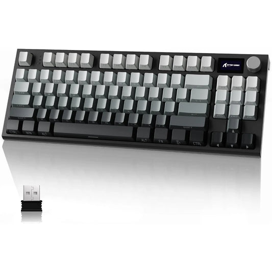 ATTACK SHARK K86 RGB 75% Wireless Gasket Mechanical Keyboard,3-Mode Bluetooth5.0/2.4G/USB-C Hot Swappable Gaming Keyboard