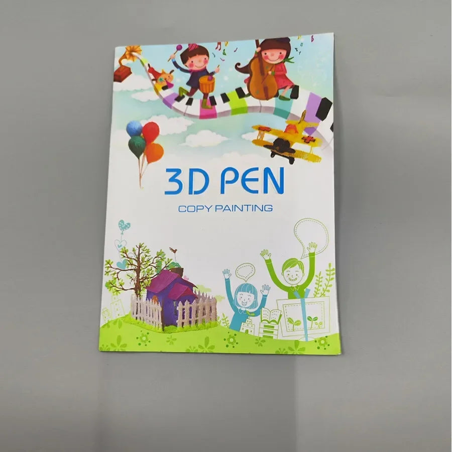 Patterns for 3D Pens: Painting book, Graphic Templates & Painting Tutorials  with Double-Sided Printing and PVC Transparent Plat