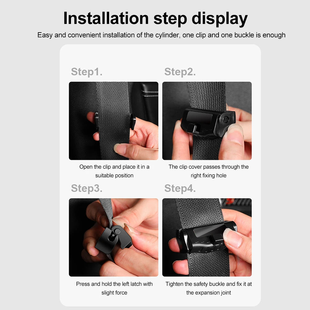 Car Seat Belt Limiter Buckle Seat Belt Adjustment Safety Clip Anti-slip Distance Limiter Fixed Buckle for Interior Accessories