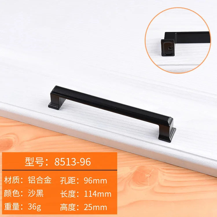 Black Handles for Furniture Cabinet Knobs and Handles Kitchen Handles Drawer Knobs Cabinet Pulls Cupboard Handles Knobs