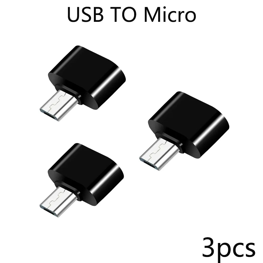 Mini Type-C  to USB Adapter 3.0 USB-C  Male OTG A Female Data Connector For MacBook ProiPadMini 6/ProMacBookAirType CDevice