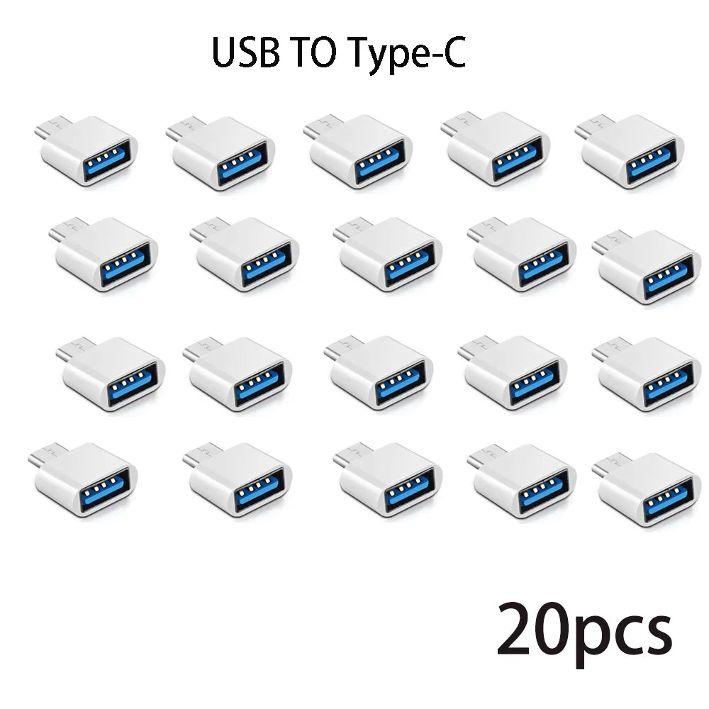 Mini Type-C  to USB Adapter 3.0 USB-C  Male OTG A Female Data Connector For MacBook ProiPadMini 6/ProMacBookAirType CDevice