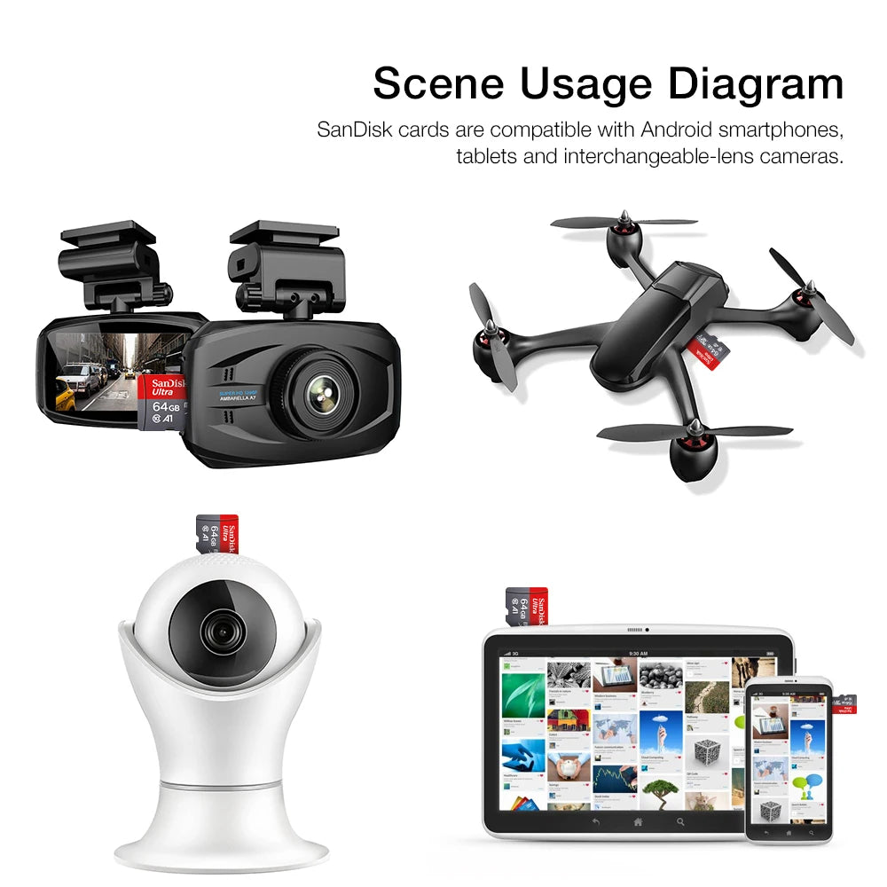Ultra Micro TF SD 128GB 32GB 64GB 256GB Micro TF SD Card SD/TF Flash Card Memory Card 32 64 128 GB MiniSD for Phone