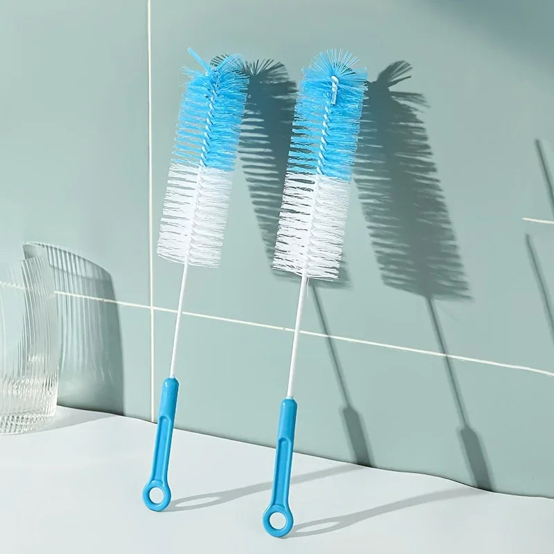 No-Electricity Required Cleaning Tool Long Handle Cup Brush,Kitchen Glass Bottle Cleaning Brush,Milk Bottle Tea Cup Scrubber