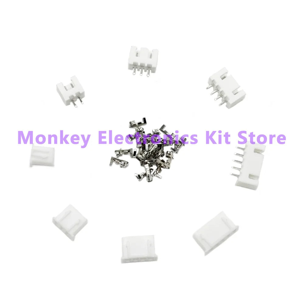 230 Pieces 2/3/4/5p Male and Female Pin Terminal Kit Housing Pin Header  XH-2.54 4Value Connectors Adaptor