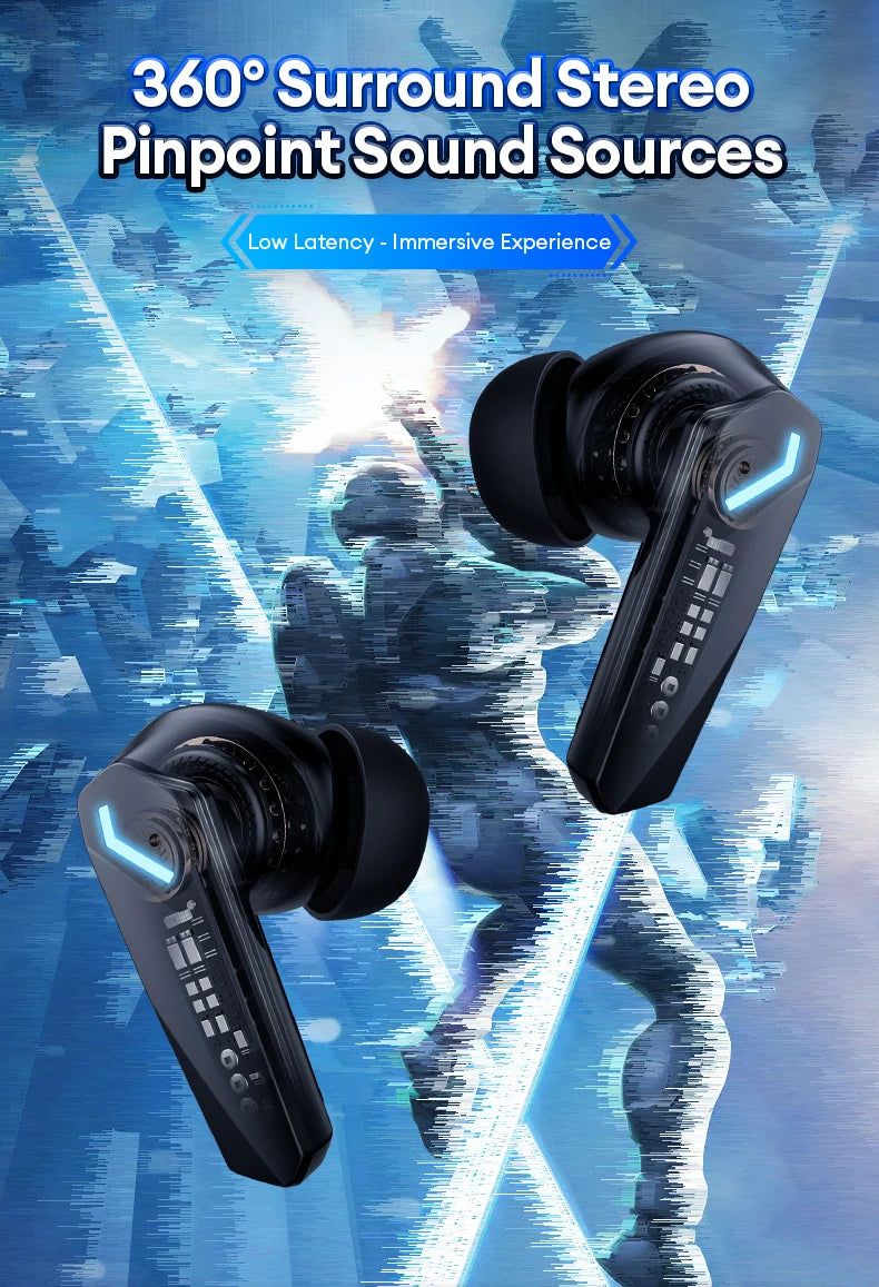 Lenovo GM2 Pro TWS Wireless HIFI Stereo Headset Low Latency Headphones Gaming Music Dual Mode Earbuds Music Sport Headset