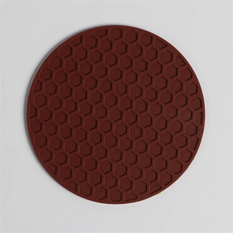 10/9cm Cup Coaster Silicone Cup Pad Slip Insulation Pad Cup Mat Hot Drink Holder Mug Stand Tasteless Home Kitchen Accessories