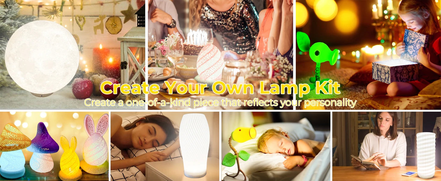 For Bambu Lab Led Lamp Kit Adjustable Light Kit Led Light Parts Hardware DIY Model white /cold/warm light Without Lamp shell 001