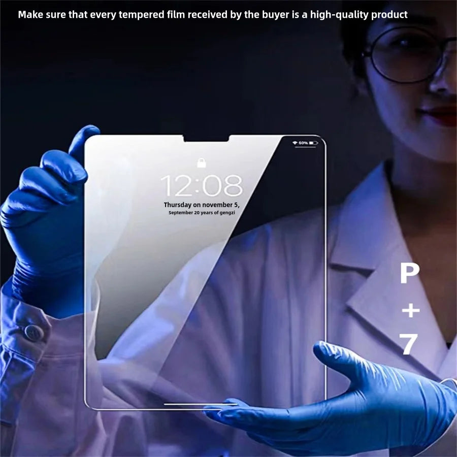 2PCS HD For iPad 12th A18/11th A16 2025/10th 2022 10.9inch iPad 9th/8th/7th 10.2inch 6th/5th 9.7 Tempered Glass Screen Protector