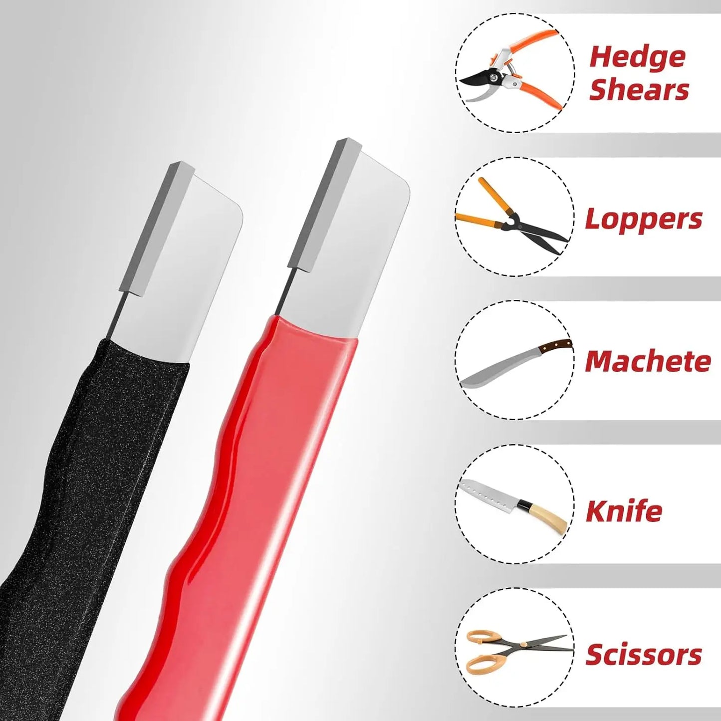 Manual Knife Scissors Sharpener Portable Quick Sharpening Tool for Home Kitchen Garden Pruning Shears Blade Sharpening Accessory
