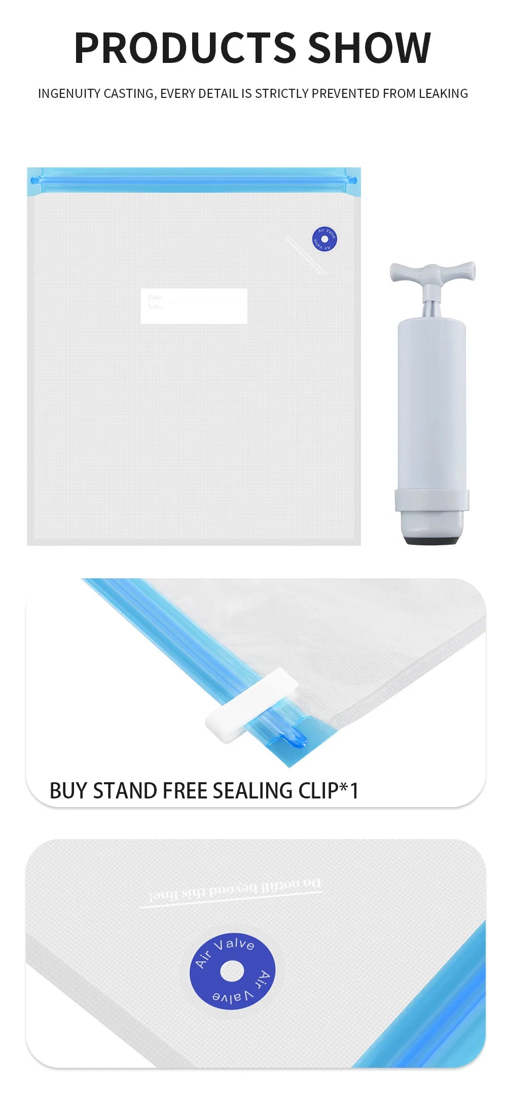 3D Printer Filament Storage Bag PLA Filament Vacuum Bag Dryer Safekeep Humidity Resistant Sealing Bags Keep Filament Dry Sealed