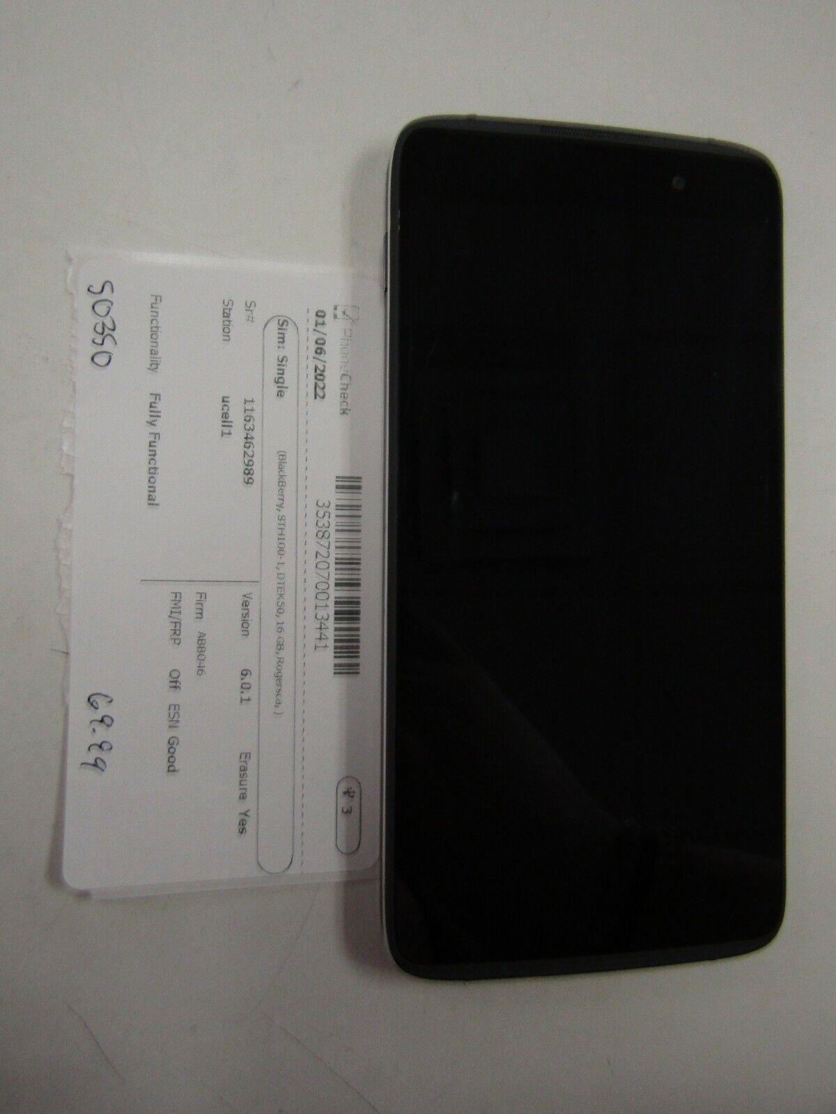 BLACKBERRY DTEK50, 16GB (ROGERS) Refurbished - Triveni World