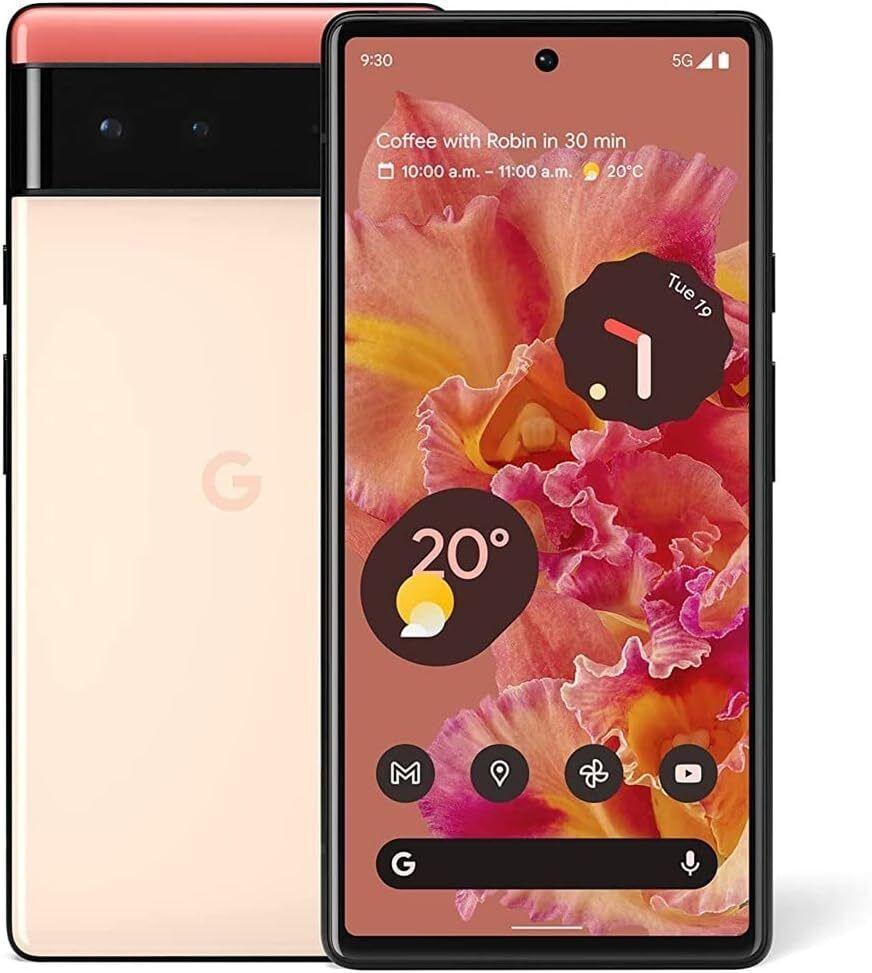 Google Pixel 6 GB7N6 Unlocked 128GB Coral Good Refurbished - Triveni World