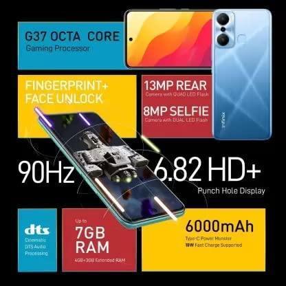 Infinix HOT 20 Play att (64 GB) (4 GB RAM) (Fantasy Purple) - Triveni World