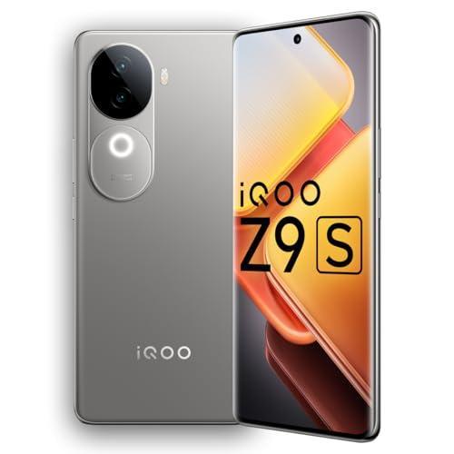 iQOO Z9s 5G (Titanium Matte, 8GB RAM, 128GB Storage) | 120 Hz 3D Curved AMOLED Display | 5500 mAh Ultra-Thin Battery | Dimesity 7300 5G Processor | Sony IMX882 OIS Camera with Aura Light - Triveni World