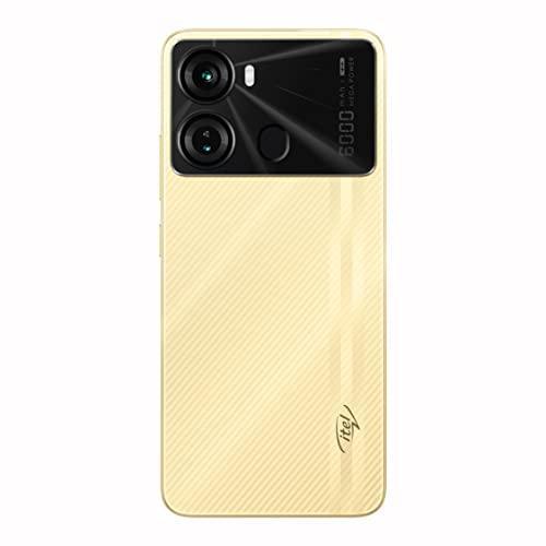 itel P40 (6000mAh Battery with Fast Charging | 4GB RAM + 64GB ROM, Up to 7GB RAM with Memory Fusion | Octa-core Processor | 13MP AI Dual Rear Camera) - Luxurious Gold - Triveni World