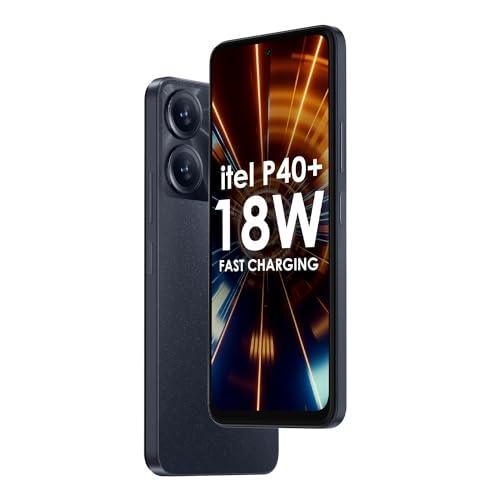 itel P40+ | 4GB RAM+128GB ROM | 13MP AI Rear Camera | 7000mAh Battery | 18W Fast Charging | 6.8" HD+ IPS Punch Hole 90Hz Display | Force Black - Triveni World