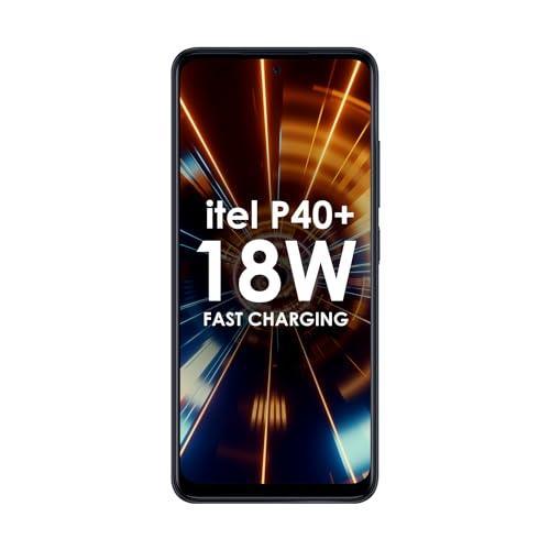 itel P40+ | 4GB RAM+128GB ROM | 13MP AI Rear Camera | 7000mAh Battery | 18W Fast Charging | 6.8" HD+ IPS Punch Hole 90Hz Display | Force Black - Triveni World