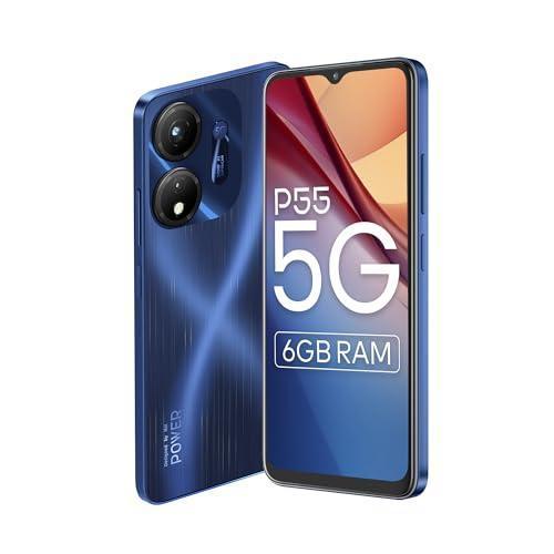 itel P55 5G (6GB RAM, 128GB ROM) Upto 12GB RAM with Memory Fusion | Dimensity 6080 | 50MP AI Dual Rear Camera | 5000mAh Battery | 2 Years Warranty | Galaxy Blue - Triveni World