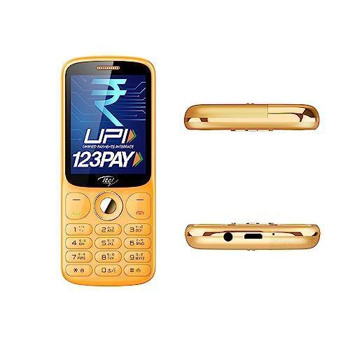 itel SG600 Keypad Mobile Phone with 2.8 inch Display|1900mAh Battery|UPI Pay|Crystal Clear Calls | 4 Hour Service|1.3 MP Camera with Flash |Kingvoice|Metal Finish|Orange - Triveni World