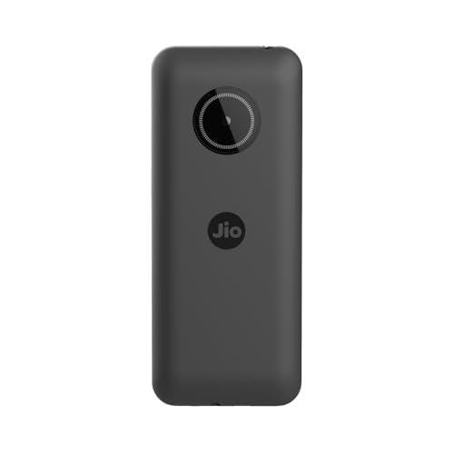 JioBharat J1 4G Keypad Phone with JioTV, JioCinema, JioSaavn, JioPay (UPI), JioChat, JioPhotos, Powerful 2500mAh Battery, LED Torch, Digital Camera | Dark Grey | Locked for JioNetwork - Triveni World