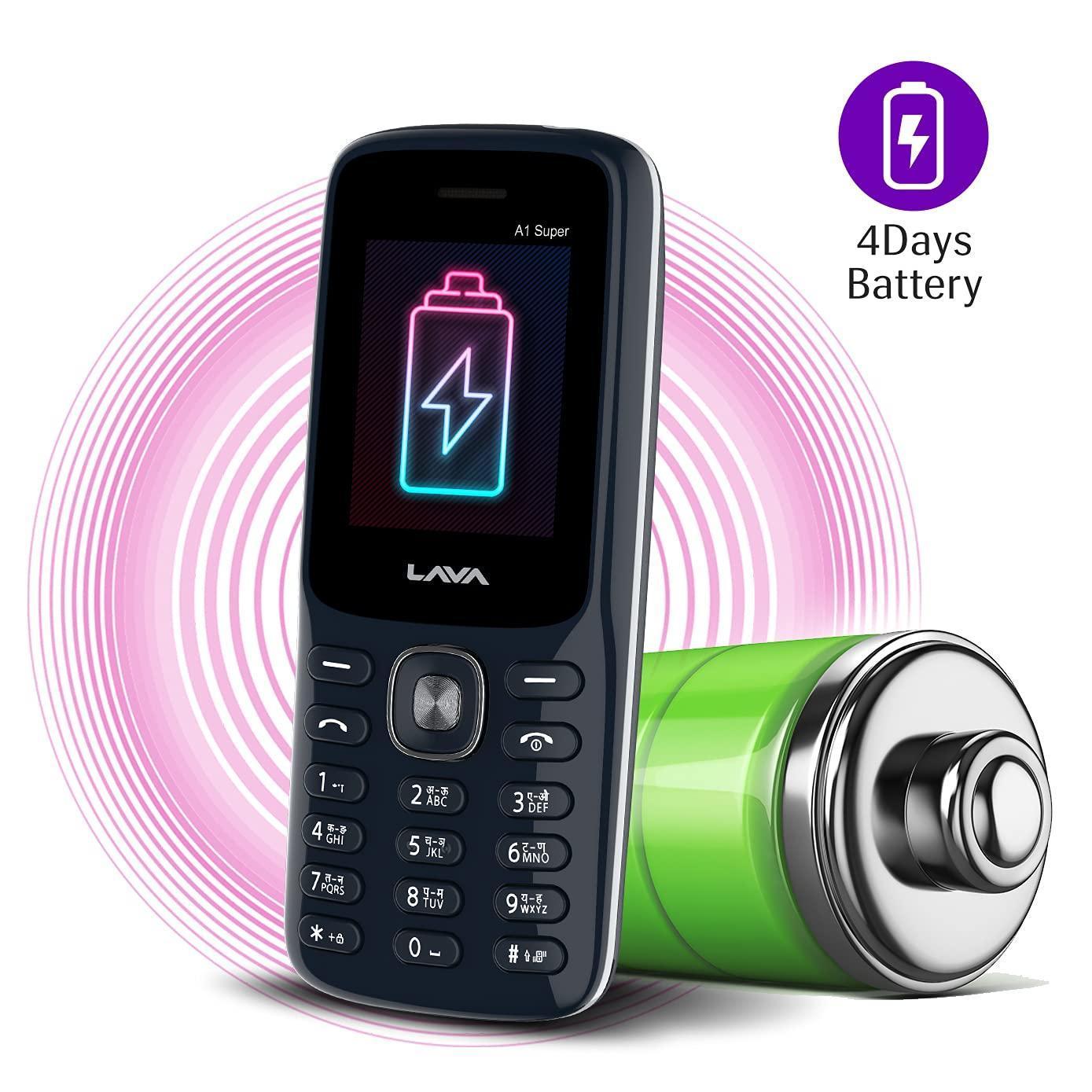 Lava A1 Super 2021 (Black Gold)- Dual Sim with 32 GB Expandable Storage and Auto Call Recording - Triveni World