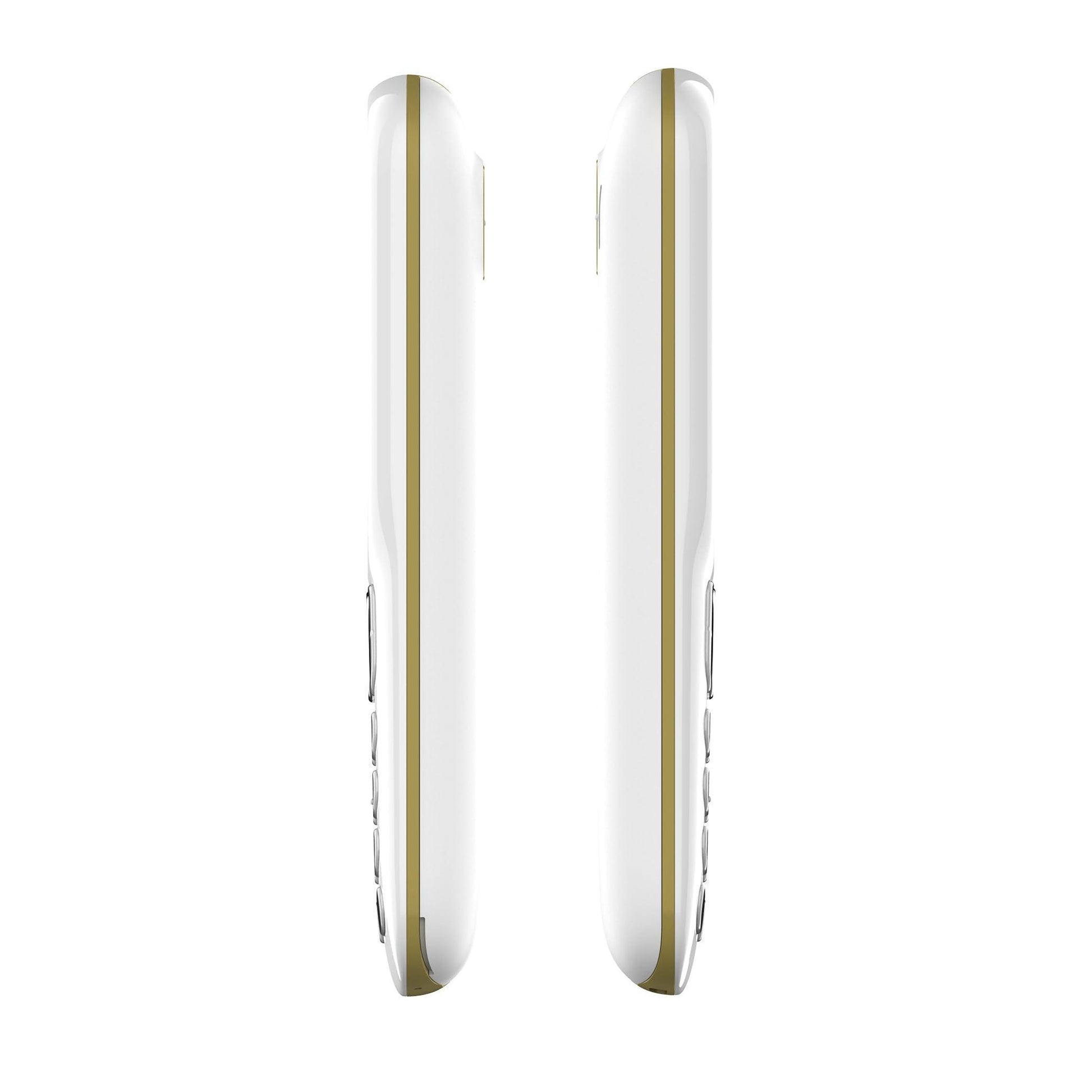 Lava A3 Vibe: Dual Sim Mobile with Vibrant Keypad, 1750mAh Big Battery, and Wireless FM - Perfect for Long-Lasting Performance with 32GB Expandable Memory Slot | White Beige - Triveni World