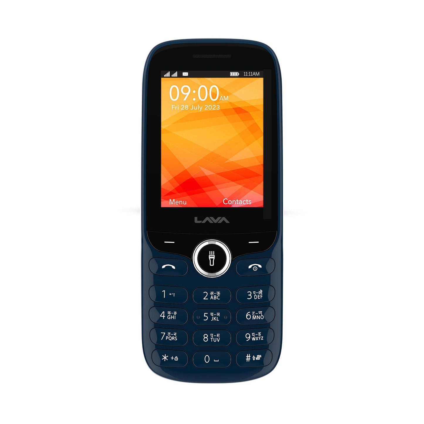 Lava A5 Stylish ID Keypad Mobile Phone with Dirt Resistant Technology |1000mAh Battery | Auto Call Recording | Digital Camera | Number Talker | Powerful Speaker | Blue - Triveni World