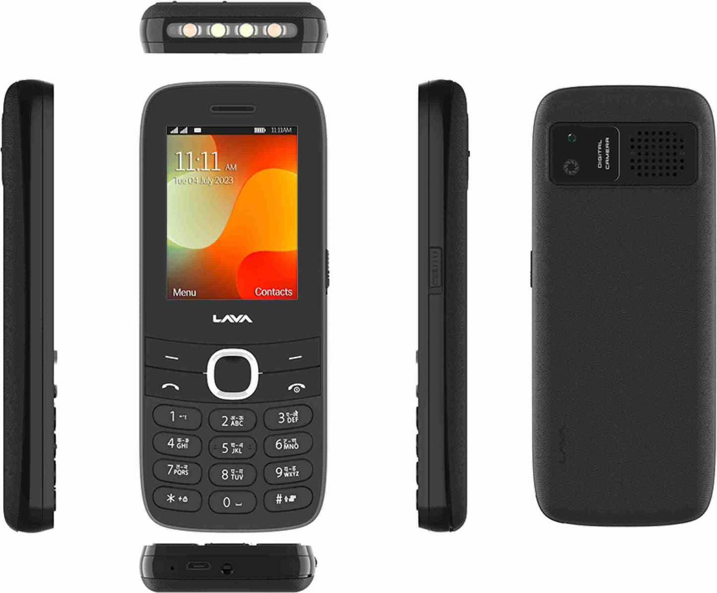 Lava A7 Torch -Dual sim Keypad Mobile with 2.4" Inch Screen and Auto Call Recording with Folder Wise and 2575mah Battery - Triveni World
