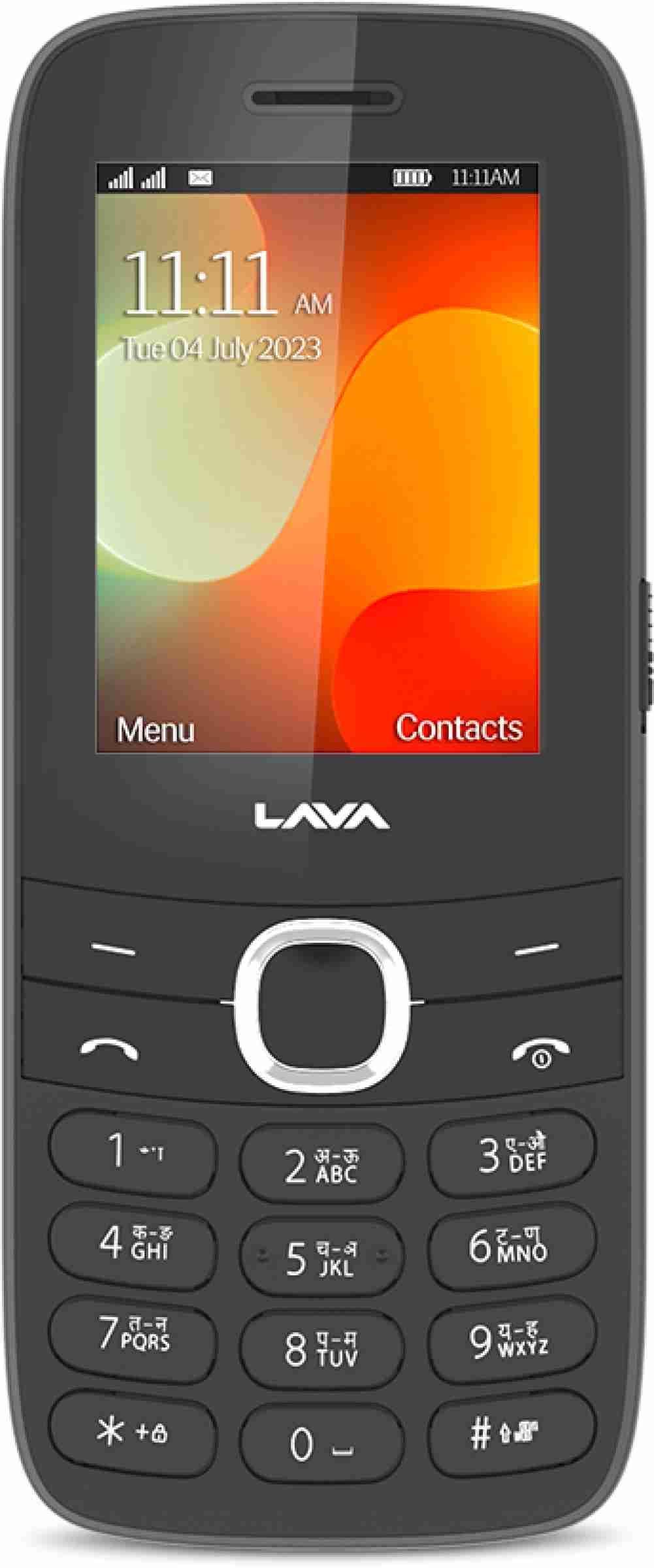 Lava A7 Torch -Dual sim Keypad Mobile with 2.4" Inch Screen and Auto Call Recording with Folder Wise and 2575mah Battery - Triveni World