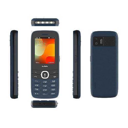 Lava A7 Torch Keypad Mobile Phone with 2575mAh Battery | 2.4 inch Big Display | Superior Stereo Sound | Wireless FM | Auto Call Recording | Blue - Triveni World