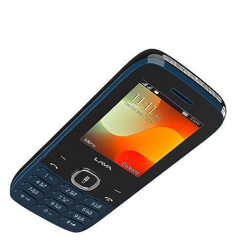 Lava A7 Torch Keypad Mobile Phone with 2575mAh Battery | 2.4 inch Big Display | Superior Stereo Sound | Wireless FM | Auto Call Recording | Blue - Triveni World