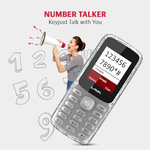 Lava All-New A1 Josh Clear Keypad Mobile Phone with BOL Feature | Upto 11 Days of Battery Backup |Message Speak | Auto Call Recording | 22 Launguages Read Support | Call Blink Notification | Clear - Triveni World