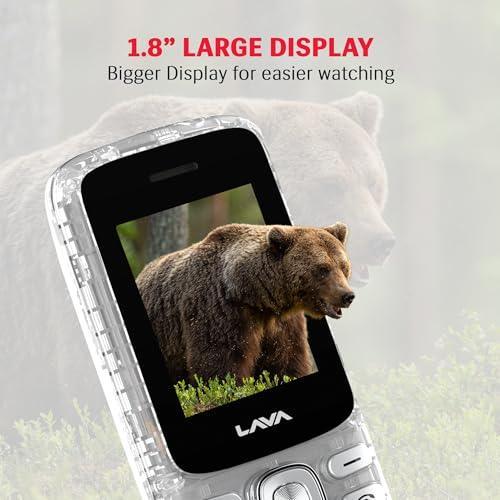 Lava All-New A1 Josh Clear Keypad Mobile Phone with BOL Feature | Upto 11 Days of Battery Backup |Message Speak | Auto Call Recording | 22 Launguages Read Support | Call Blink Notification | Clear - Triveni World