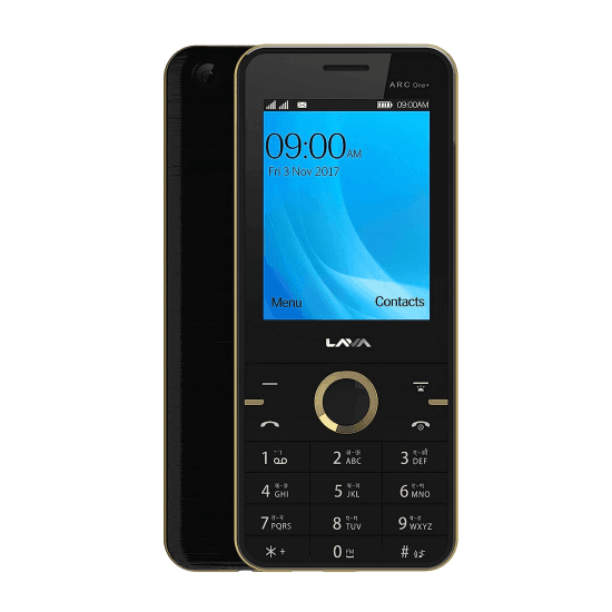 Lava Arc One Plus (Black-Gold) - Triveni World