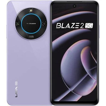 Lava Blaze 2 5G 128 GB (Glass Blue, 6 GB RAM) - Triveni World