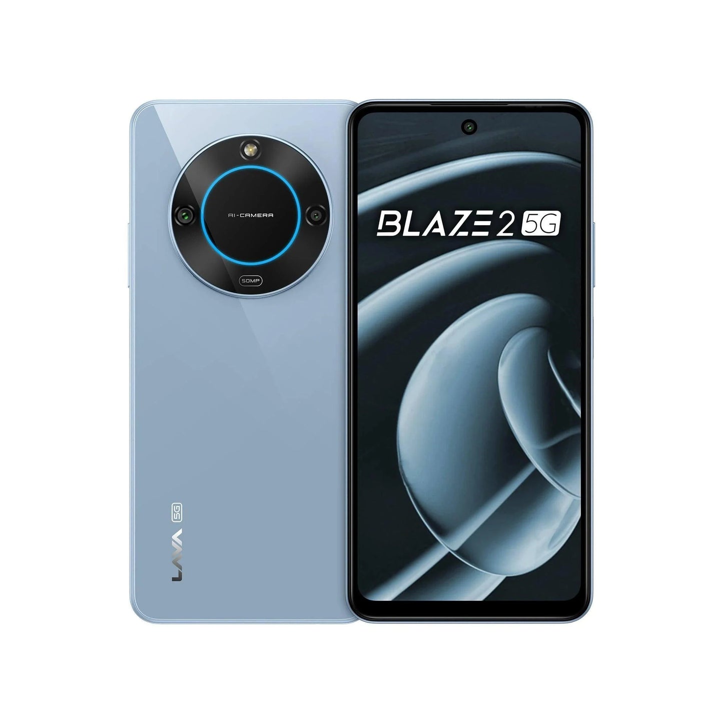 Lava Blaze 2 5G 128 GB (Glass Blue, 6 GB RAM) - Triveni World