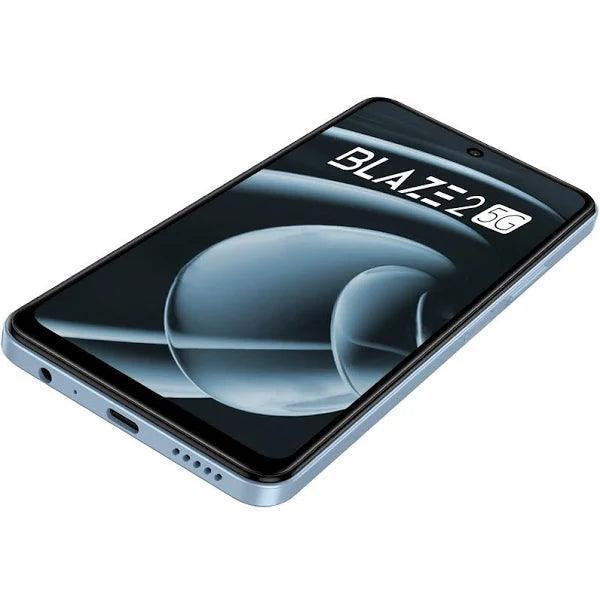 Lava Blaze 2 5G (Glass Blue, 4GB RAM, 64GB Storage) - Triveni World