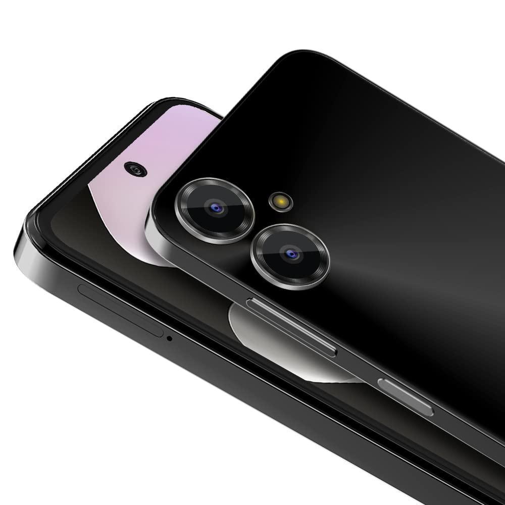 Lava Blaze 2 (6 GB RAM, UFS 2.2 128GB Storage) - Glass Black|18W Fast Charger|Side Fingerprint Sensor| 5000 mAh Battery| 6.5 inch(16.5cm) HD+ Punch Hole Display| Upto 11GB Expandable RAM - Triveni World
