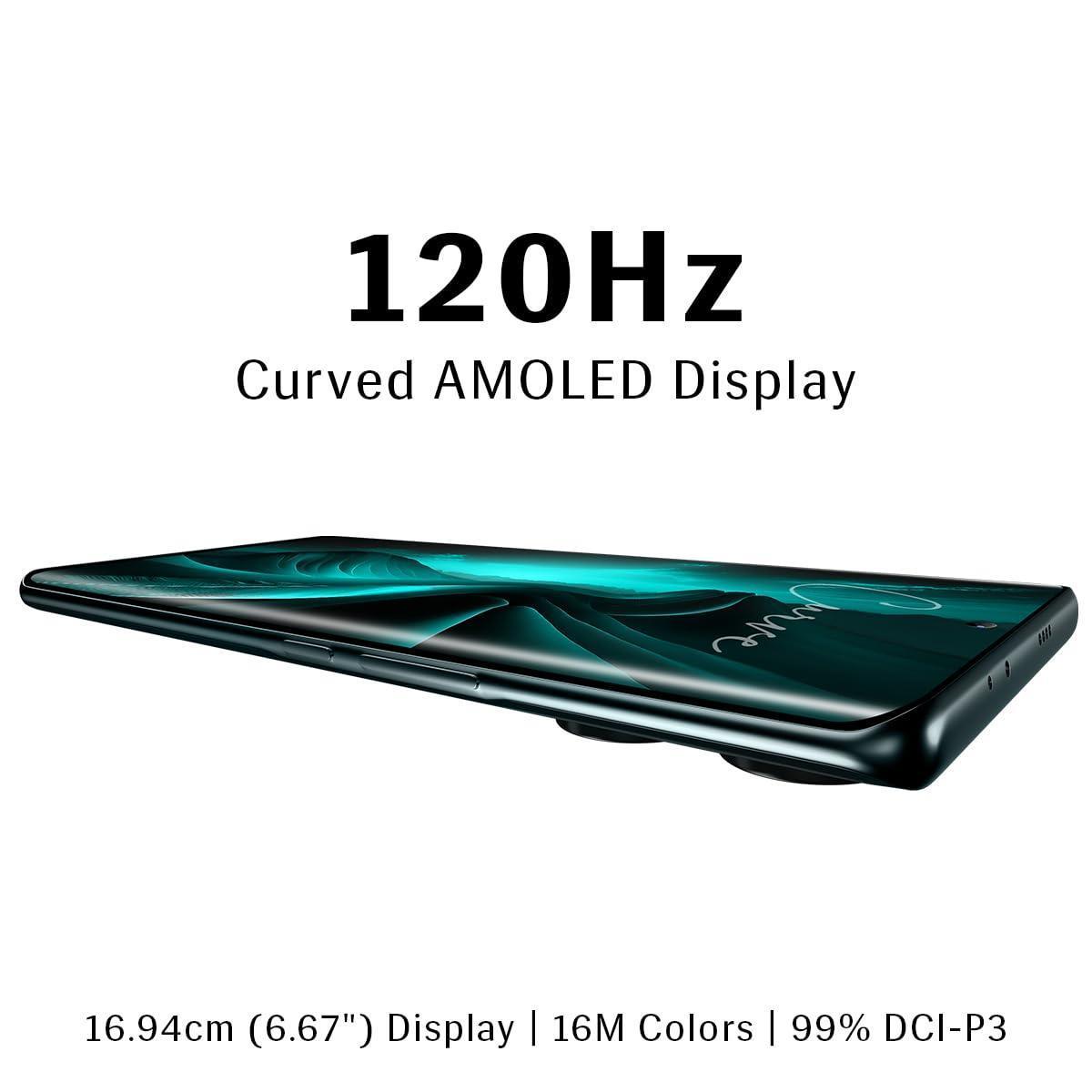 Lava Blaze Curve 5G (Glass Viridian, 8GB LPDDR5 RAM, UFS 3.1 128GB Storage) | 120Hz Curved Amoled Display |2.6GHz Dimensity 7050 6nm Processor |64 MP Primary Sony Sensor - Triveni World