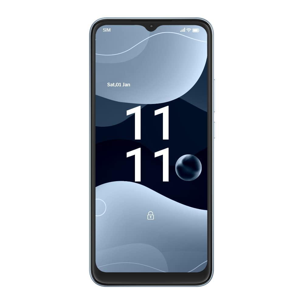 Lava Blaze NXT(Glass Blue, 4GB RAM, 64GB Storage)| 2.3 Ghz Octa Core Helio G37| 13 MP AI Triple Camera |Fingerprint Sensor| 5000 mAh Battery| Upto 7GB Expandable RAM - Triveni World