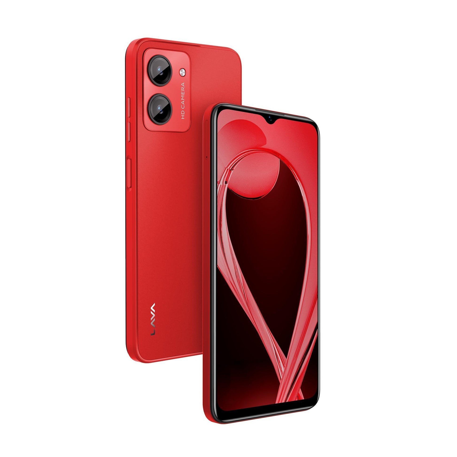 Lava O1 (Luxe Red, 4GB RAM, 64GB Storage) | 18W Fast Charging | Octa Core Unisoc T606 | 13 MP AI Dual Camera | 5000 mAh Battery | Upto 7GB Expandable RAM | Fingerprint Sensor - Triveni World