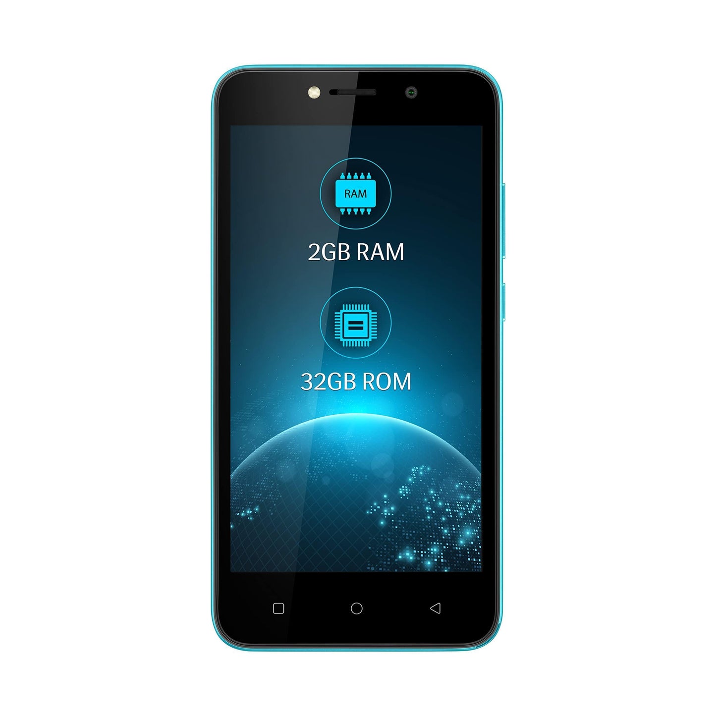 Lava Z21 (2GB RAM, 32GB ROM)-Cyan| Octa Core Processor| Stock Android 11| Powerful 3100 mAh Battery - Triveni World
