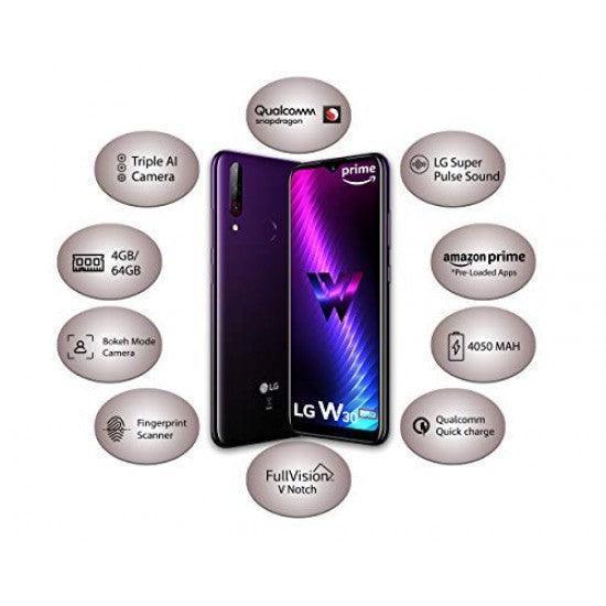 LG W30 PRO with 16MP Front Camera (Midnight Purple, 4GB RAM, 64GB ) - Triveni World