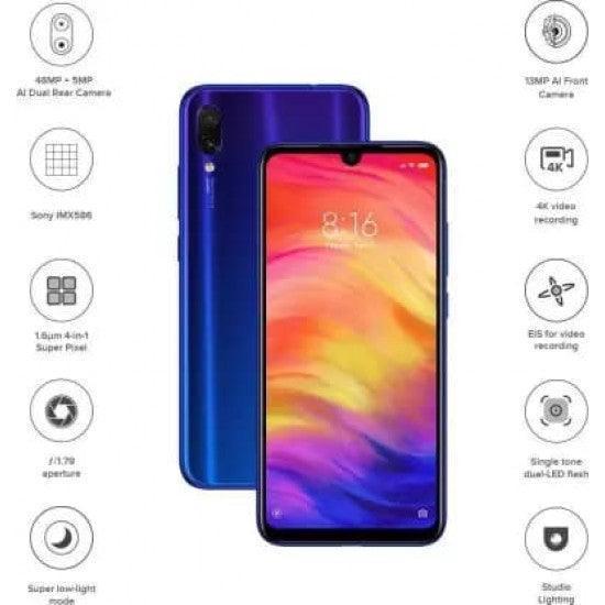 MI Redmi Note 7 Pro (Neptune Blue, 64 GB)  (4 GB RAM) - Triveni World